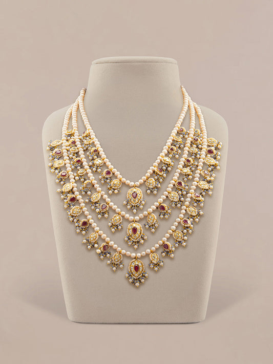 Rayana Polki Long Necklace