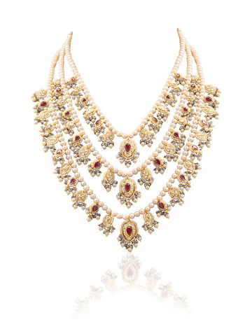 Rayana Polki Long Necklace