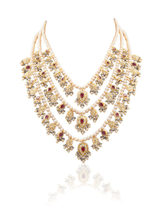 Rayana Polki Long Necklace