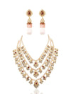 Rayana & Miraya Polki Long Necklace Set