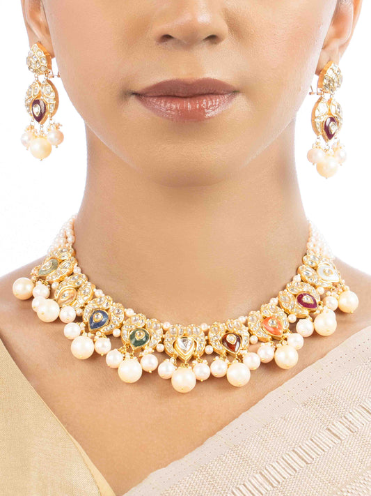 Ikiya Polki U Necklace