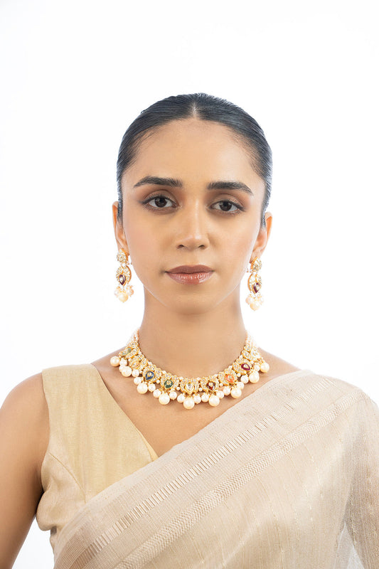 Ikiya Polki U Necklace