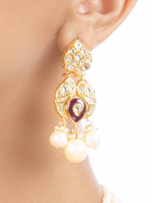 Solyn Polki Ear Rings