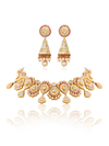 Nia & Idhika Polki U Necklace Set
