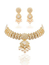 Shaili & Jivana Polki U Necklace Set