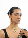 Jivana Polki Long Earrings