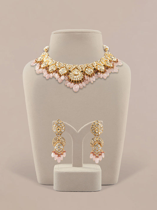 Sidhya Polki Long Earrings