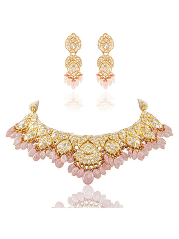 Isla  & Sidhya Polki U Necklace Set