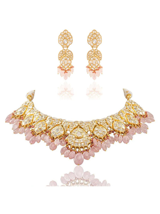 Isla  & Sidhya Polki U Necklace Set