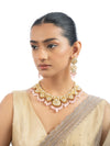 Sidhya Polki Long Earrings