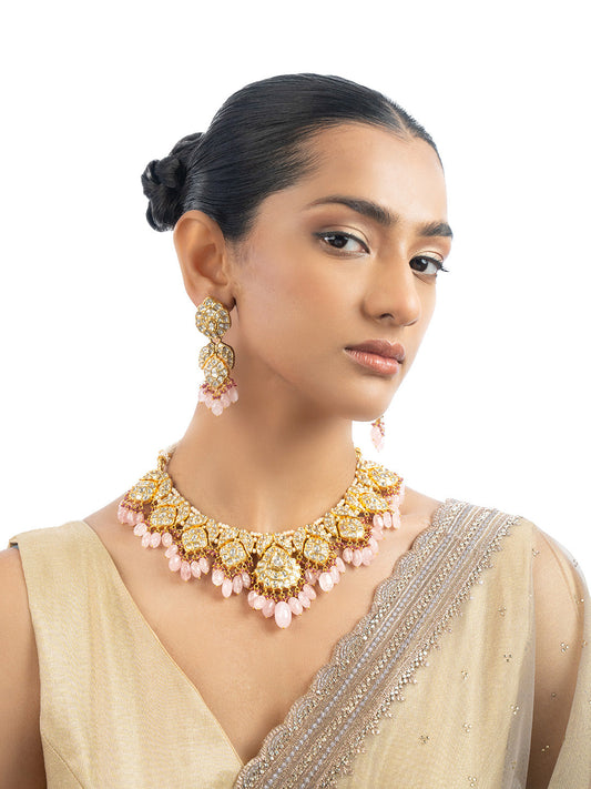 Isla  & Sidhya Polki U Necklace Set