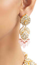 Sidhya Polki Long Earrings