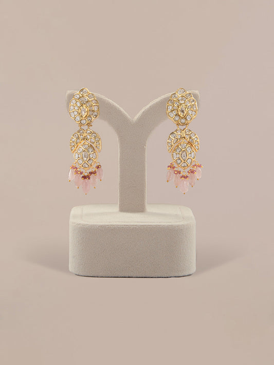 Sidhya Polki Long Earrings
