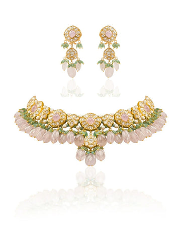 Suzanne & Nova Polki U Necklace Set