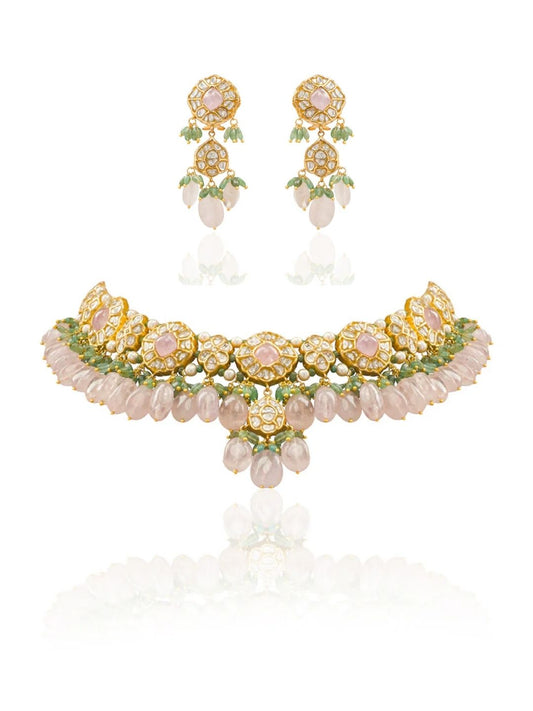 Suzanne & Nova Polki U Necklace Set