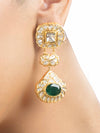 Zaina Polki Long Earrings