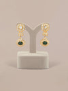 Zaina Polki Long Earrings