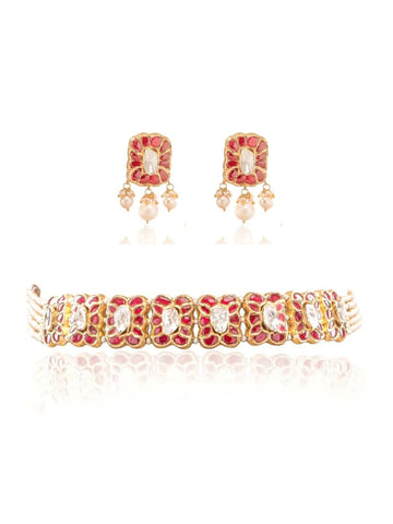 Jehona & Iskah Polki Choker Set