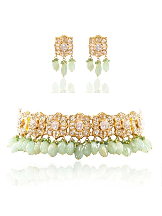 Celia & Aaryana Polki Choker Set