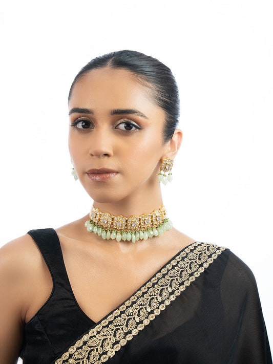 Celia & Aaryana Polki Choker Set