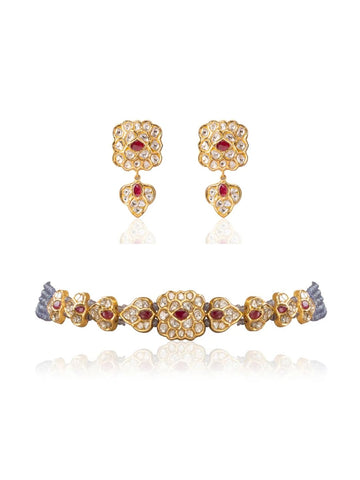 Lavinia & Nyla Polki Choker Set