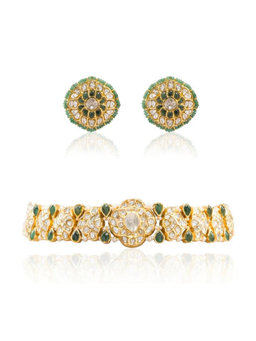 Abha & Pratiti Polki Choker Set
