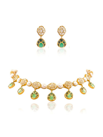 Zareya & Anava Polki U Necklace Set