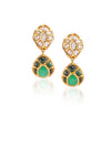Anava Polki Long Earrings