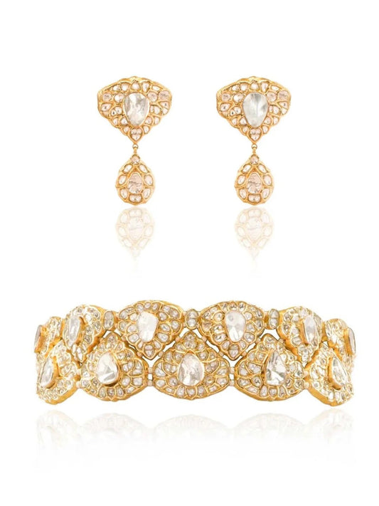 Varnika & Sarini Polki Choker Set