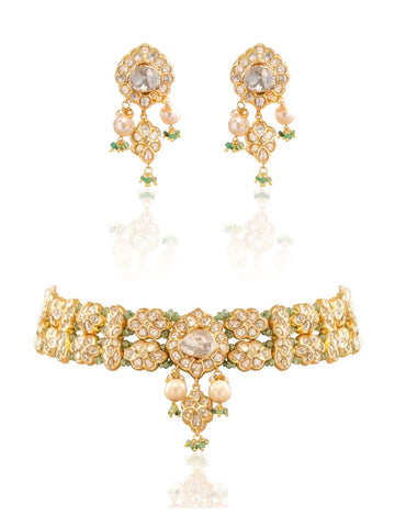 Arnica & Zehra Polki Choker Set
