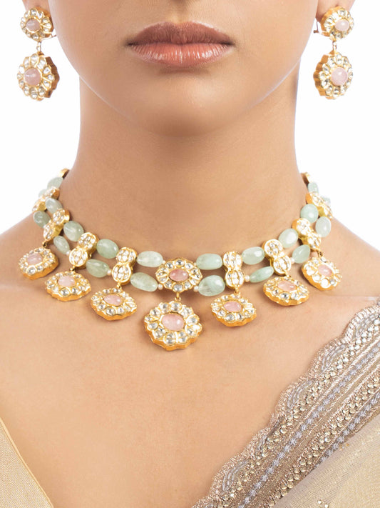 Rosalba Polki U Necklace