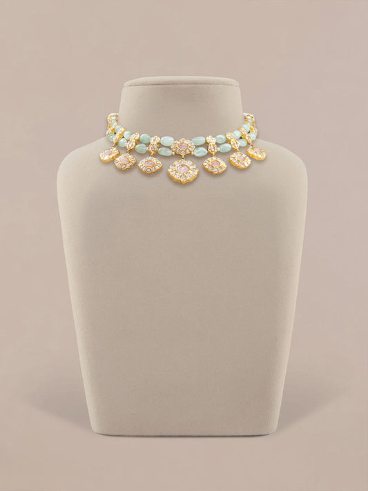 Rosalba Polki U Necklace