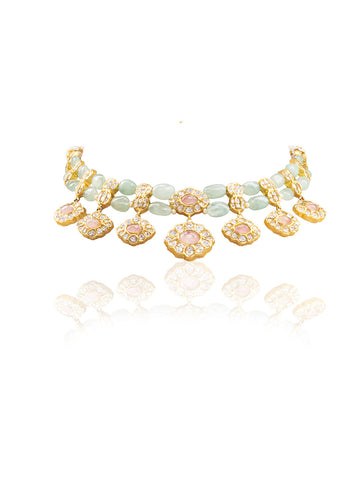 Rosalba Polki U Necklace