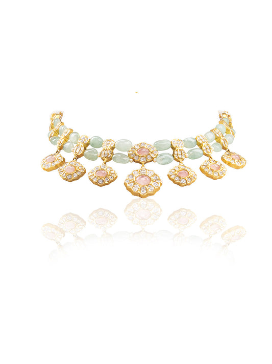 Rosalba Polki U Necklace