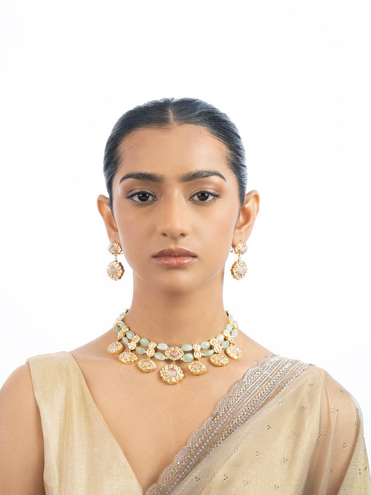 Rosalba Polki U Necklace