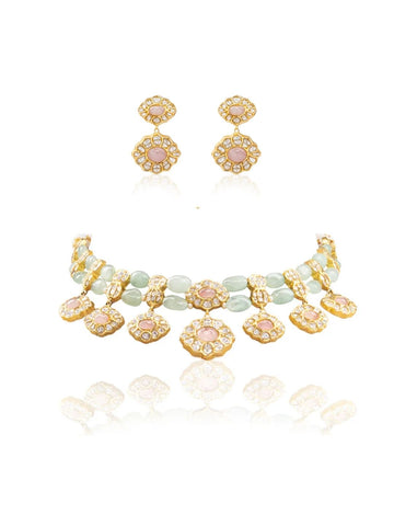 Rosalba & Areli Polki U Necklace Set