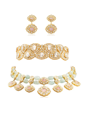 Rosalba Polki Bridal Set