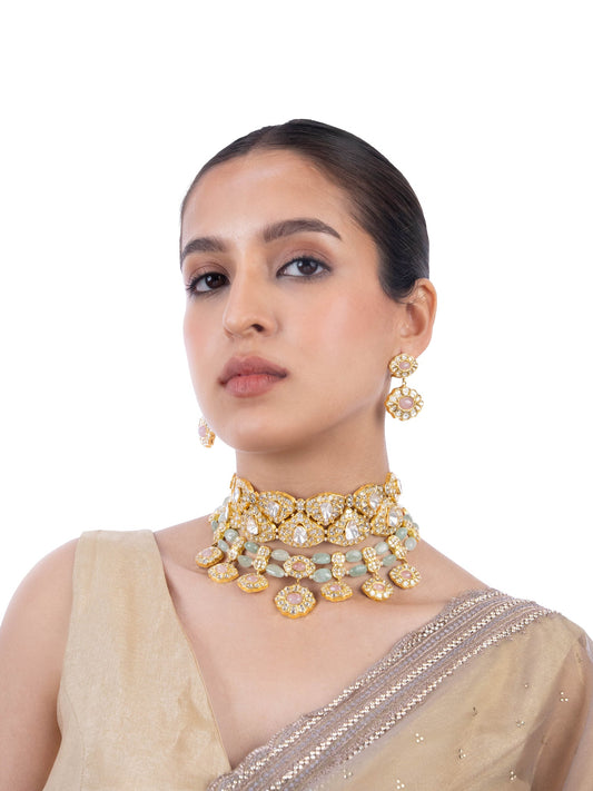 Rosalba Polki Bridal Set