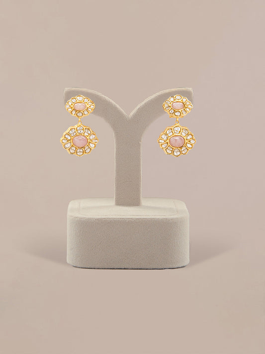 Areli Polki Long Earrings