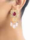 Yamaria Polki Long Earrings