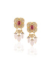 Yamaria Polki Long Earrings