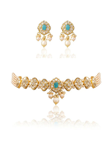 Sara & Calantha Polki Choker Set