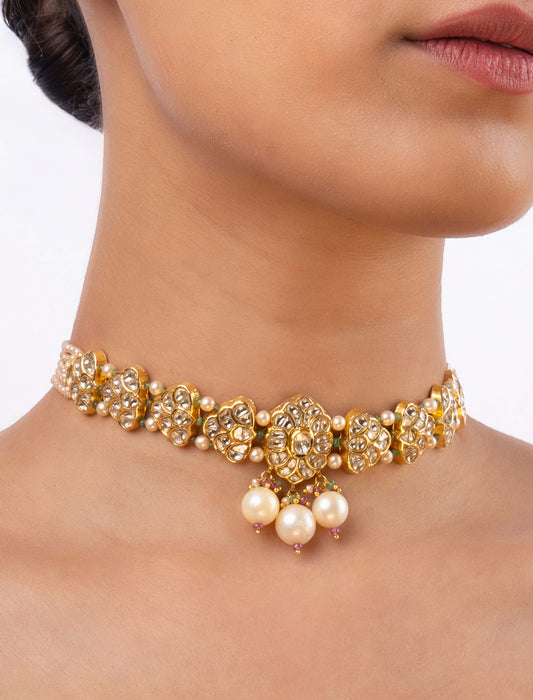 Hazel Polki Choker
