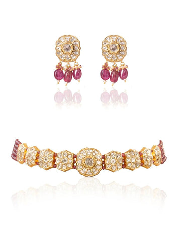 Alva & Paloma Polki Choker Set