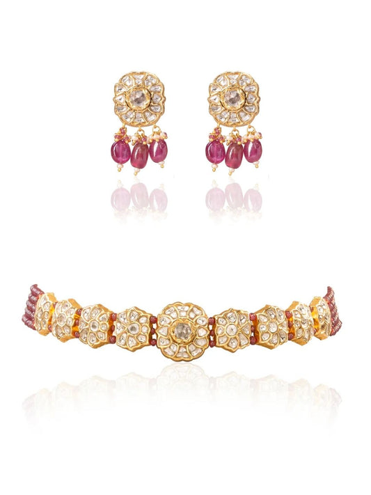 Alva & Paloma Polki Choker Set