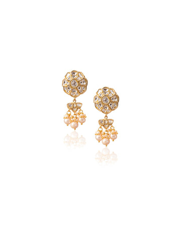 Firasha Polki Ear Rings