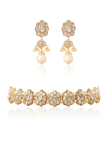 Adrika & Ahanika Polki Choker Set