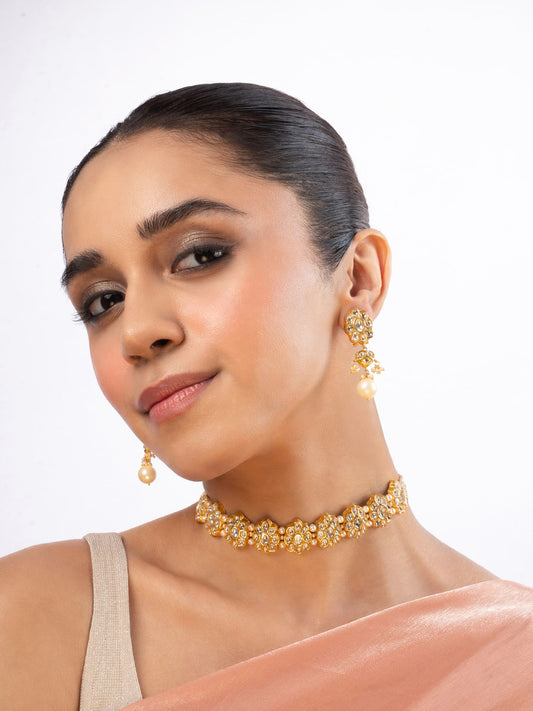 Adrika & Ahanika Polki Choker Set