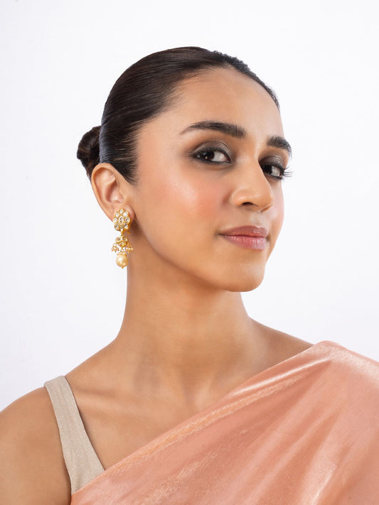 Ahanika Polki Ear Rings