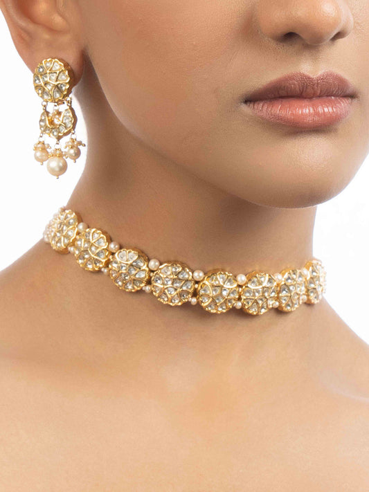 Nahara Polki Choker